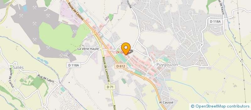 localisation de l'entreprise ETABLISSEMENTS CLAUDE BARTHE  PUYGOUZON