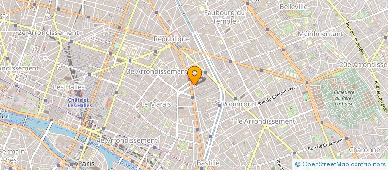 localisation de l'entreprise ETABLISSEMENTS CLAUDE ET DANIEL FABRE à PARIS