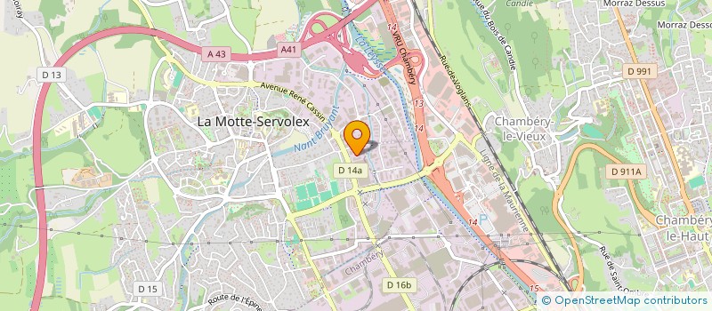 localisation de l'entreprise ETABLISSEMENTS CLERC & CARDONE  LA MOTTE-SERVOLEX