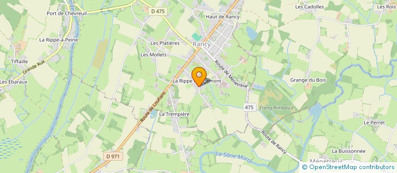 localisation de l'entreprise ETABLISSEMENTS CLERC LIGEROT à RANCY