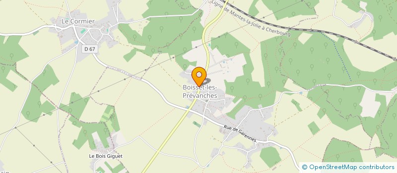 localisation de l'entreprise ETABLISSEMENTS CLERIGAULT  LE PLESSIS-HEBERT