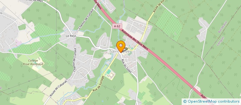 localisation de l'entreprise ETABLISSEMENTS CLUZANT ET DEMOLIN SA à CABANAC-ET-VILLAGRAINS