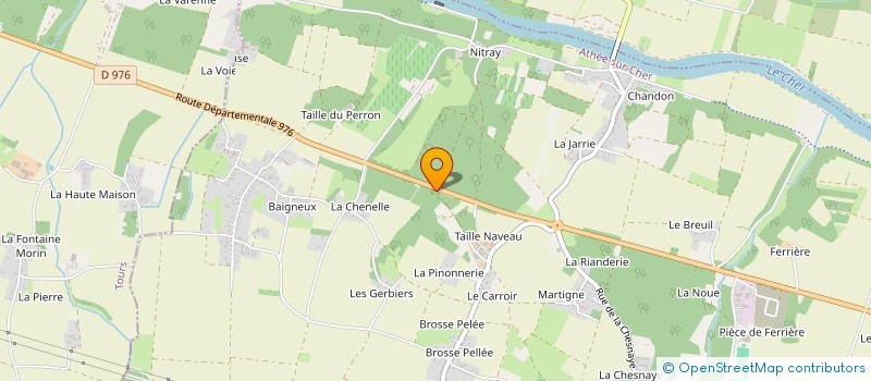 localisation de l'entreprise ETABLISSEMENTS CMDC à ATHEE SUR CHER