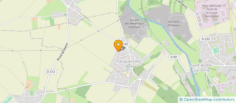 localisation de l'entreprise ETABLISSEMENTS COEUGNET à SAINT-ANDRE-SUR-ORNE