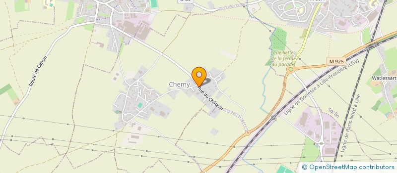 localisation de l'entreprise ETABLISSEMENTS COLLETTE à CHEMY