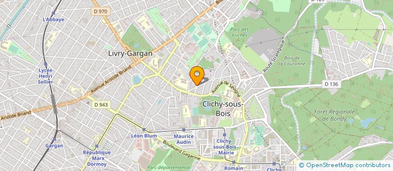 localisation de l'entreprise ETABLISSEMENTS COLLOTTA à CLICHY-SOUS-BOIS