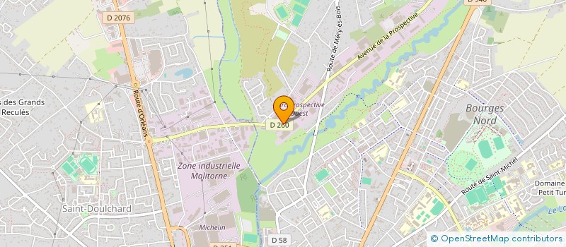 localisation de l'entreprise ETABLISSEMENTS COLOM ET ALBERTI  BOURGES