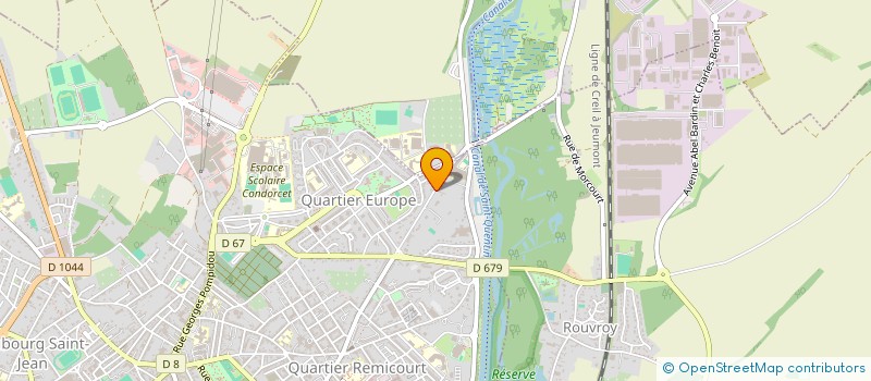 localisation de l'entreprise ETABLISSEMENTS COLPART LEMAIRE à SAINT-QUENTIN