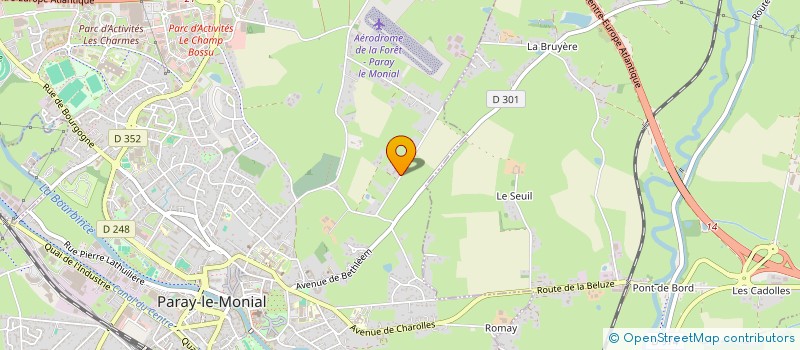 localisation de l'entreprise ETABLISSEMENTS COMTE à PARAY-LE-MONIAL