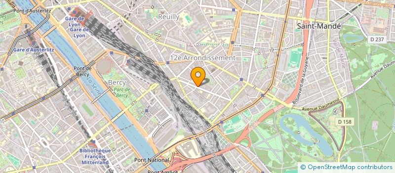 localisation de l'entreprise ETABLISSEMENTS COMTE à PARIS