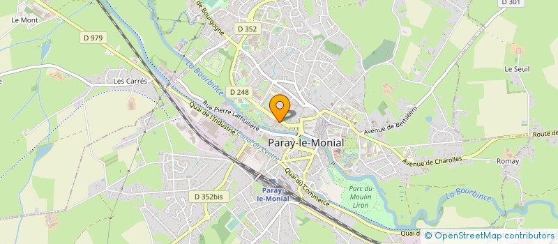 localisation de l'entreprise ETABLISSEMENTS COMTE ET MARCELINO à PARAY-LE-MONIAL