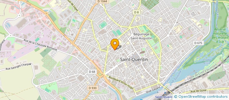 localisation de l'entreprise ETABLISSEMENTS CONARD PAMA à SAINT-QUENTIN
