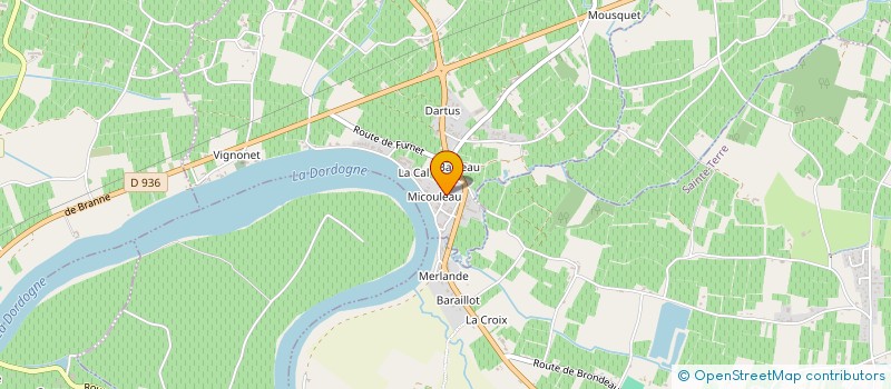 localisation de l'entreprise ETABLISSEMENTS CONSTANCE VAUTHIER  SAINT-EMILION