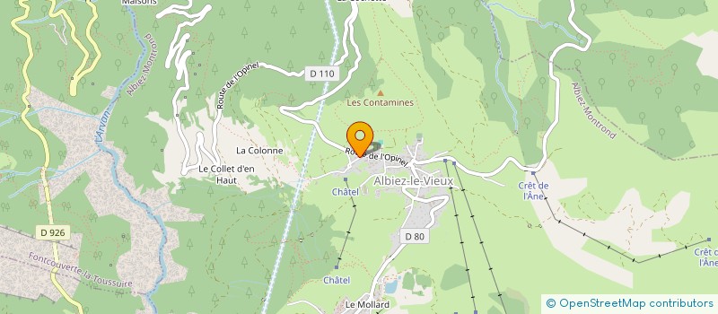 localisation de l'entreprise ETABLISSEMENTS CONSTANTIN à LA TOUR-EN-MAURIENNE