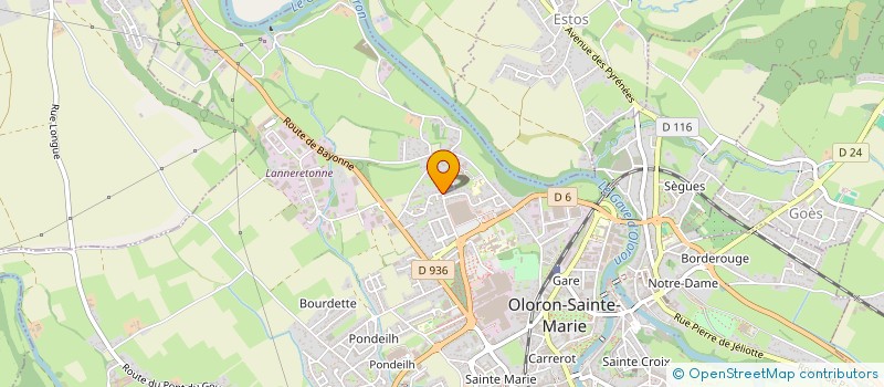 localisation de l'entreprise ETABLISSEMENTS CONSTANTIN ET FILS à OLORON-SAINTE-MARIE