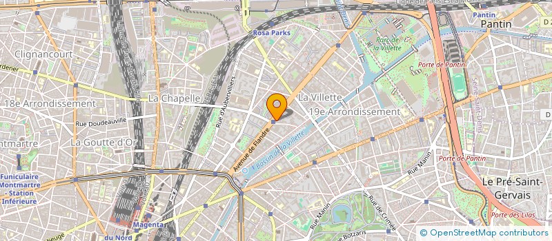 localisation de l'entreprise ETABLISSEMENTS CONTE  PARIS