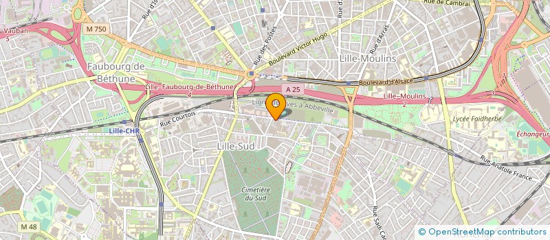 localisation de l'entreprise ETABLISSEMENTS COQUELET à LILLE