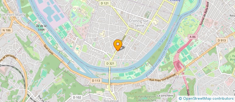 localisation de l'entreprise ETABLISSEMENTS CORROY  CROISSY-SUR-SEINE