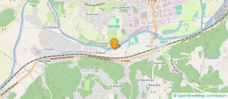 localisation de l'entreprise ETABLISSEMENTS COSSE à MARSAC-SUR-L'ISLE