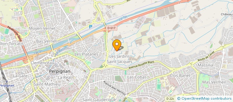 localisation de l'entreprise ETABLISSEMENTS COSTE SARL à PERPIGNAN