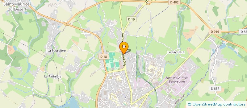 localisation de l'entreprise ETABLISSEMENTS COTAUFRUITS à LA FERTE MACE