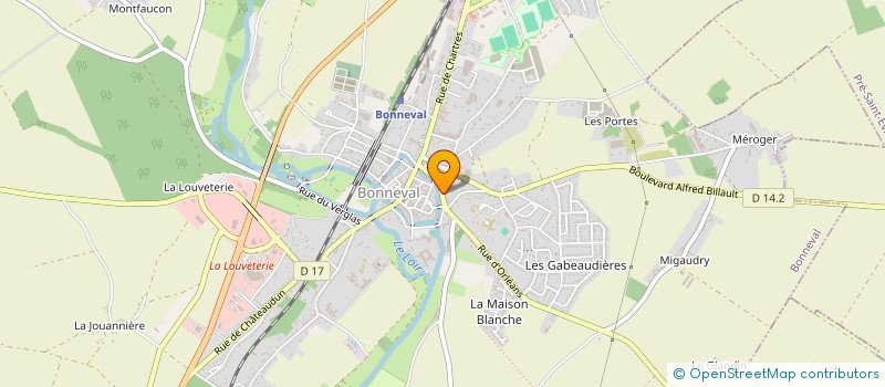 localisation de l'entreprise ETABLISSEMENTS COUDRAY ET COMPAGNIE à BONNEVAL