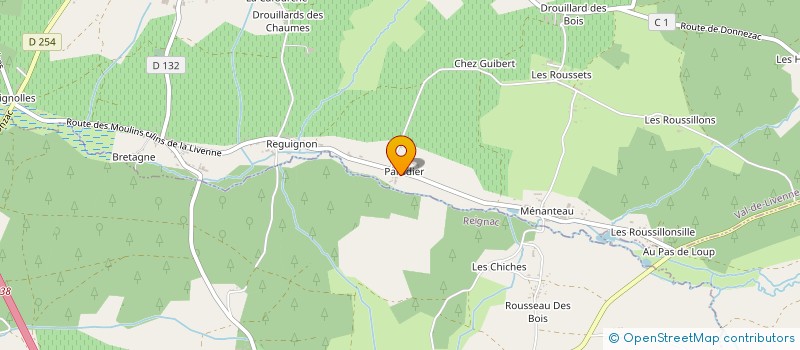 localisation de l'entreprise ETABLISSEMENTS COUTRAS à VAL-DE-LIVENNE