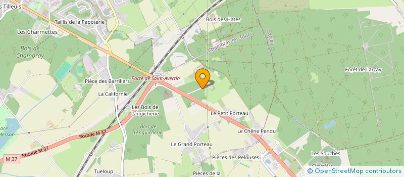 localisation de l'entreprise ETABLISSEMENTS CRUANES à CHAMBRAY-LES-TOURS