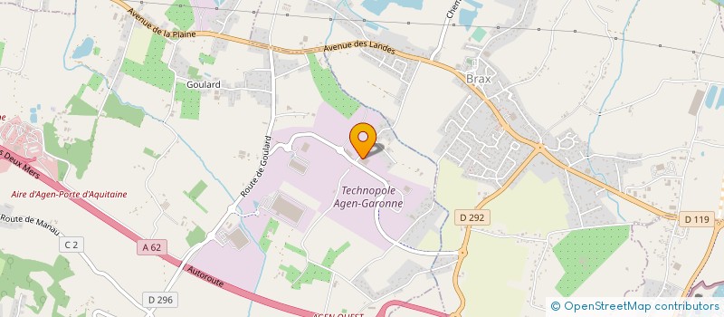 localisation de l'entreprise ETABLISSEMENTS CUNY SAS  SAINTE-COLOMBE-EN-BRUILHOIS