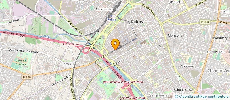 localisation de l'entreprise ETABLISSEMENTS CZERTOK à REIMS