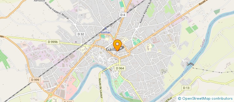 localisation de l'entreprise ETABLISSEMENTS D. & G. FUENTES  GAILLAC