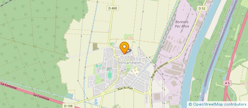 localisation de l'entreprise ETABLISSEMENTS DA CUNHA  OTTMARSHEIM