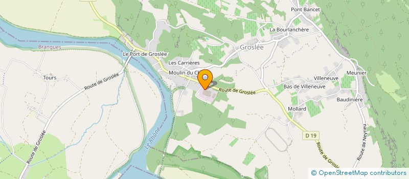 localisation de l'entreprise ETABLISSEMENTS DAILLON à GROSLEE-SAINT-BENOIT