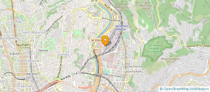 localisation de l'entreprise ETABLISSEMENTS DALBERA à NICE