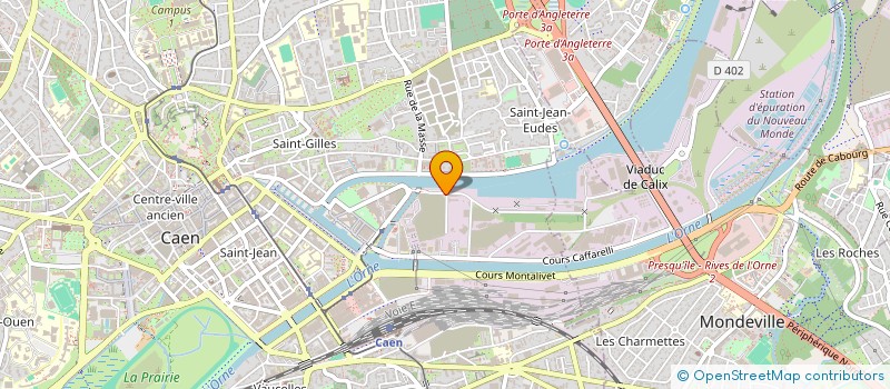 localisation de l'entreprise ETABLISSEMENTS DALIGAULT à CAEN
