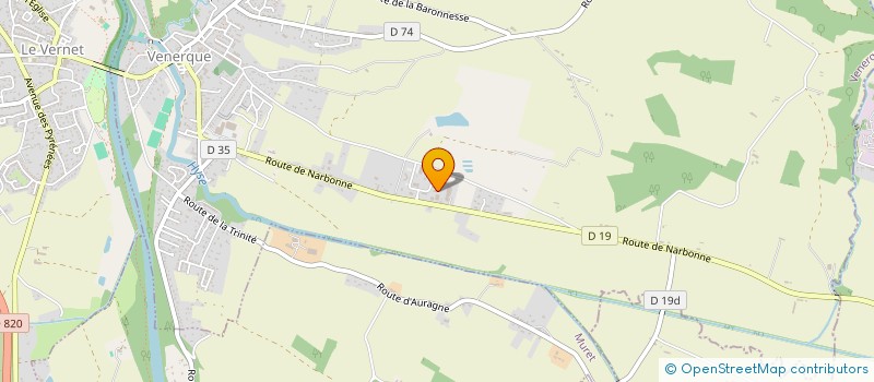 localisation de l'entreprise ETABLISSEMENTS DANESIN à VENERQUE
