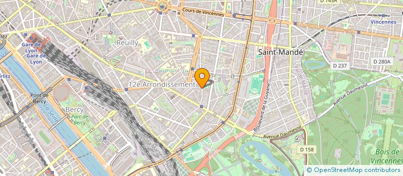 localisation de l'entreprise ETABLISSEMENTS DANIEL PASCAL à PARIS