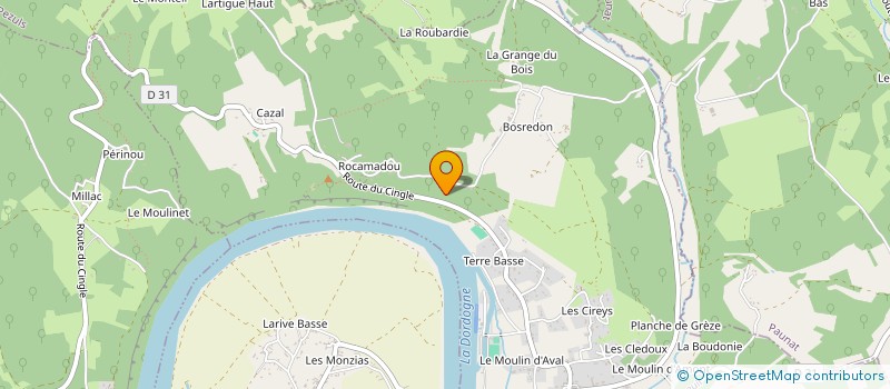 localisation de l'entreprise ETABLISSEMENTS DANOS FRERES à TREMOLAT