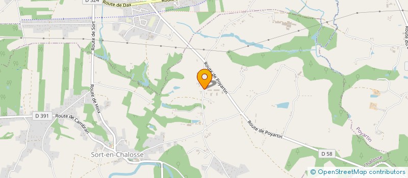 localisation de l'entreprise ETABLISSEMENTS DARBOUCABE ET FILS  SORT-EN-CHALOSSE