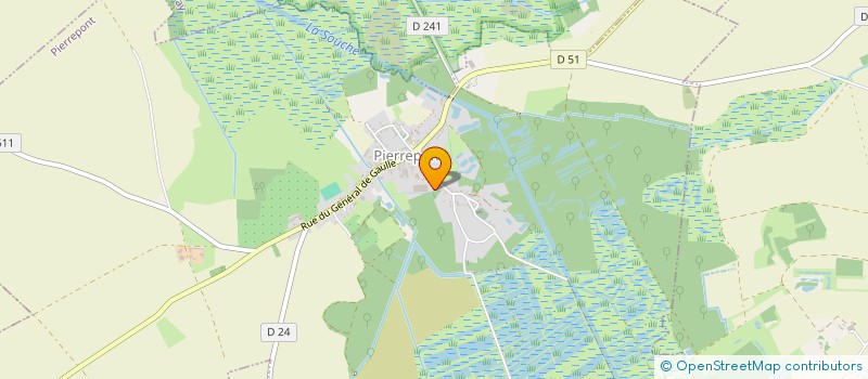 localisation de l'entreprise ETABLISSEMENTS DARQUENNES  PIERREPONT