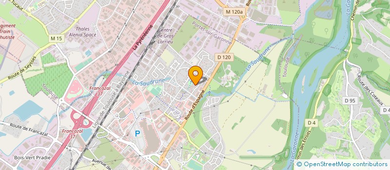 localisation de l'entreprise ETABLISSEMENTS DAUSSION à ROQUES-SUR-GARONNE