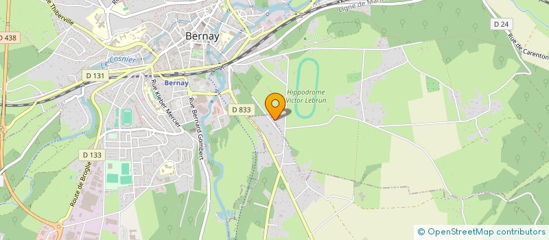 localisation de l'entreprise ETABLISSEMENTS DE BELS  BERNAY