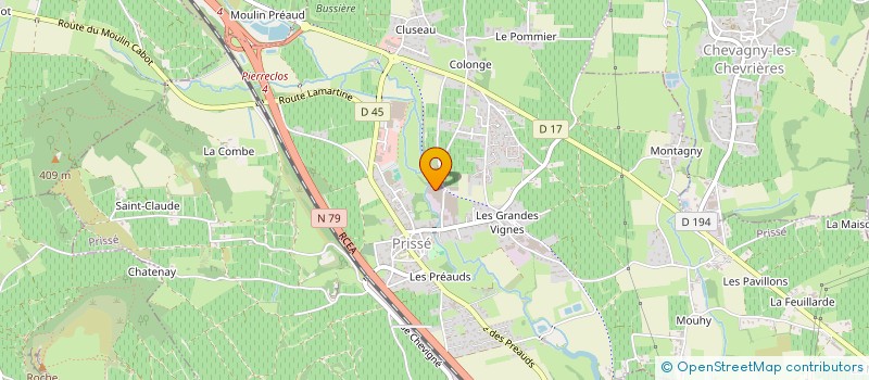 localisation de l'entreprise ETABLISSEMENTS DE LA BOISSEROLLE à PRISSE
