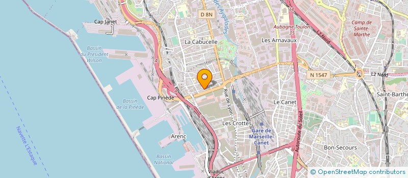 localisation de l'entreprise ETABLISSEMENTS DE OLIVEIRA ARTSOL à MARSEILLE
