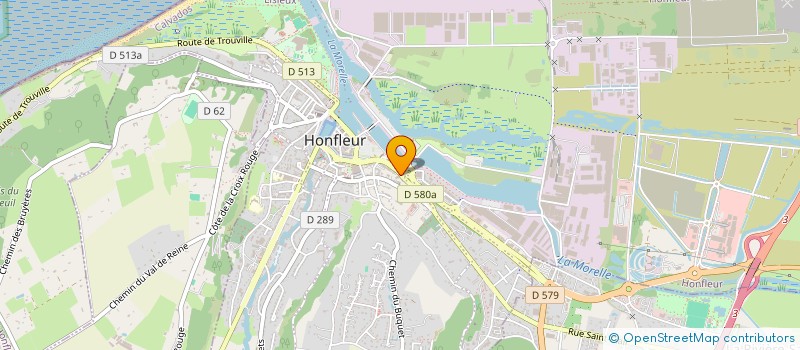 localisation de l'entreprise ETABLISSEMENTS DE SA FILS ET CIE à HONFLEUR