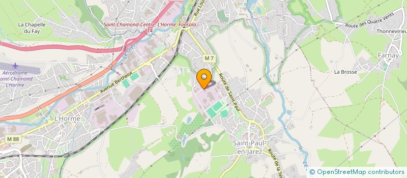 localisation de l'entreprise ETABLISSEMENTS DEBARD à SAINT-PAUL-EN-JAREZ
