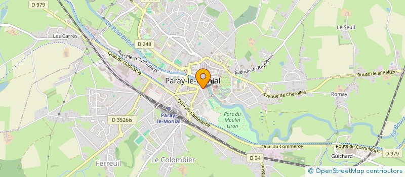 localisation de l'entreprise ETABLISSEMENTS DEBARNOT BARBOTTE à PARAY-LE-MONIAL