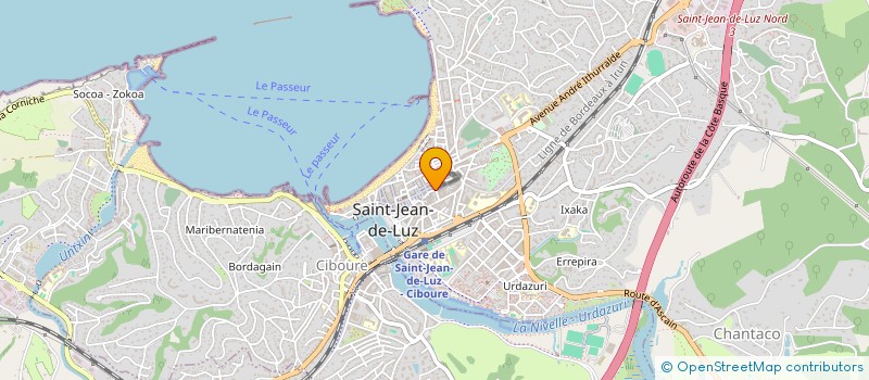 localisation de l'entreprise ETABLISSEMENTS DEBIBIE à SAINT-JEAN-DE-LUZ