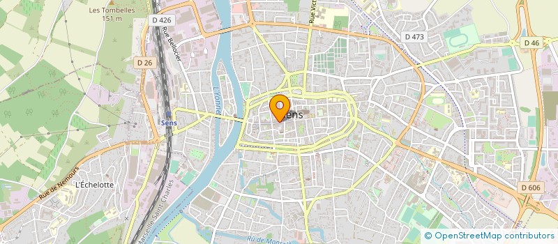 localisation de l'entreprise ETABLISSEMENTS DEBRUN à SENS