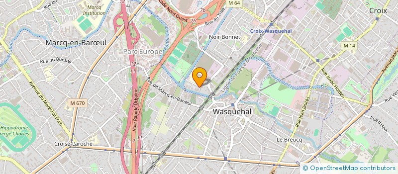 localisation de l'entreprise ETABLISSEMENTS DECOEYERE  WASQUEHAL